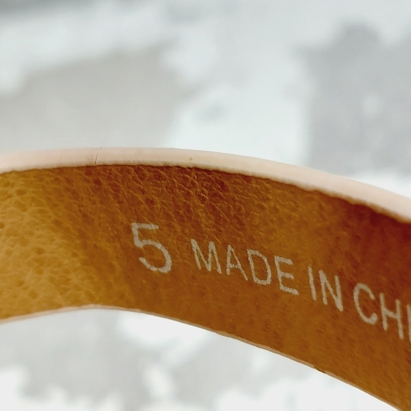 ASOS Cream Buckle Ankle Strap Summer Heeled Sandals O622 - Picture 11 of 16